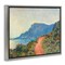 Stupell Industries Classic Monet Mountain Landscape Framed Floater Canvas Wall Art Design by one1000paintings